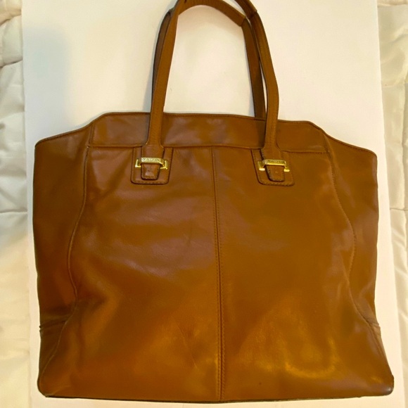 Brown Coach Leather Tote Bag - Picture 4 of 11